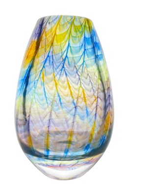 Multi Feathers Vase